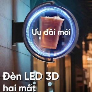 Hộp Đèn LED 3D Xoay – Thu Hút 100% Khách Đi Đường