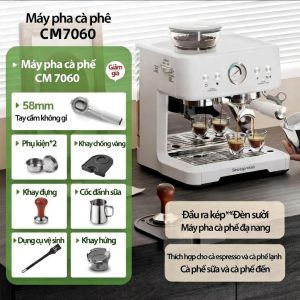 Máy Pha Cà Phê Tích Hợp Xay Hạt Sincerespresso CM7060 (200LY~300LY/Ngay)